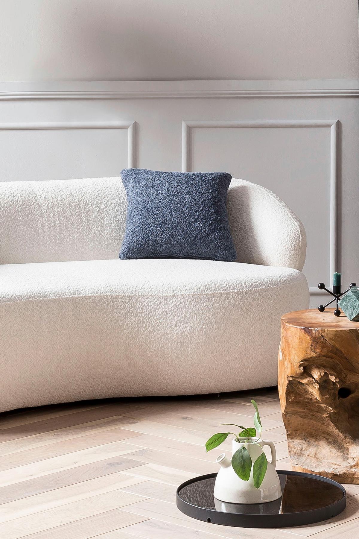 2-sitzer-sofa Weiß B: 170 Cm - Schwarz/Weiß, MODERN, Textil (170/70/95cm) - Livetastic