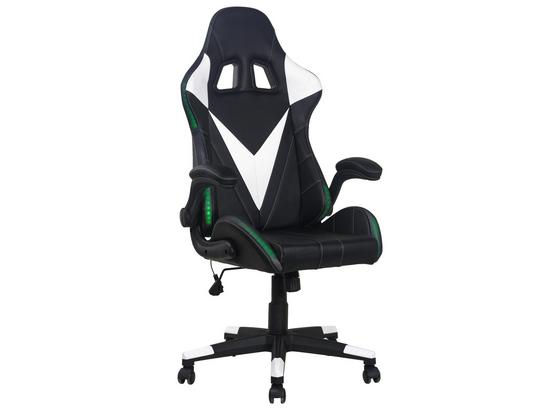 Gamingstuhl Song B: 68 cm Schwarz/Weiß - Schwarz/Weiß, MODERN, Kunststoff/Textil (68/132/58cm) - Livetastic Gamingstuhl Song B: 68 cm Schwarz/Weiß - Schwarz/Weiß, MODERN, Kunststoff/Textil (68/132/58cm) - Livetastic