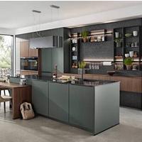 Einbauküche Toronto Frei Planbar - Grau, MODERN, Holzwerkstoff - Vertico