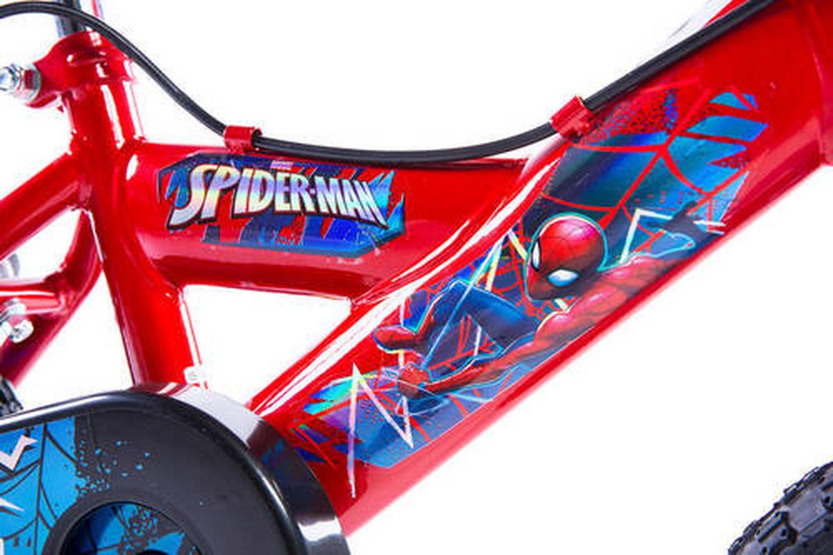 Kinderfahrrad Mit Stützrädern Huffy Spider-Man 12 - Blau, Basics, Metall (54/84,5/73,5cm)
