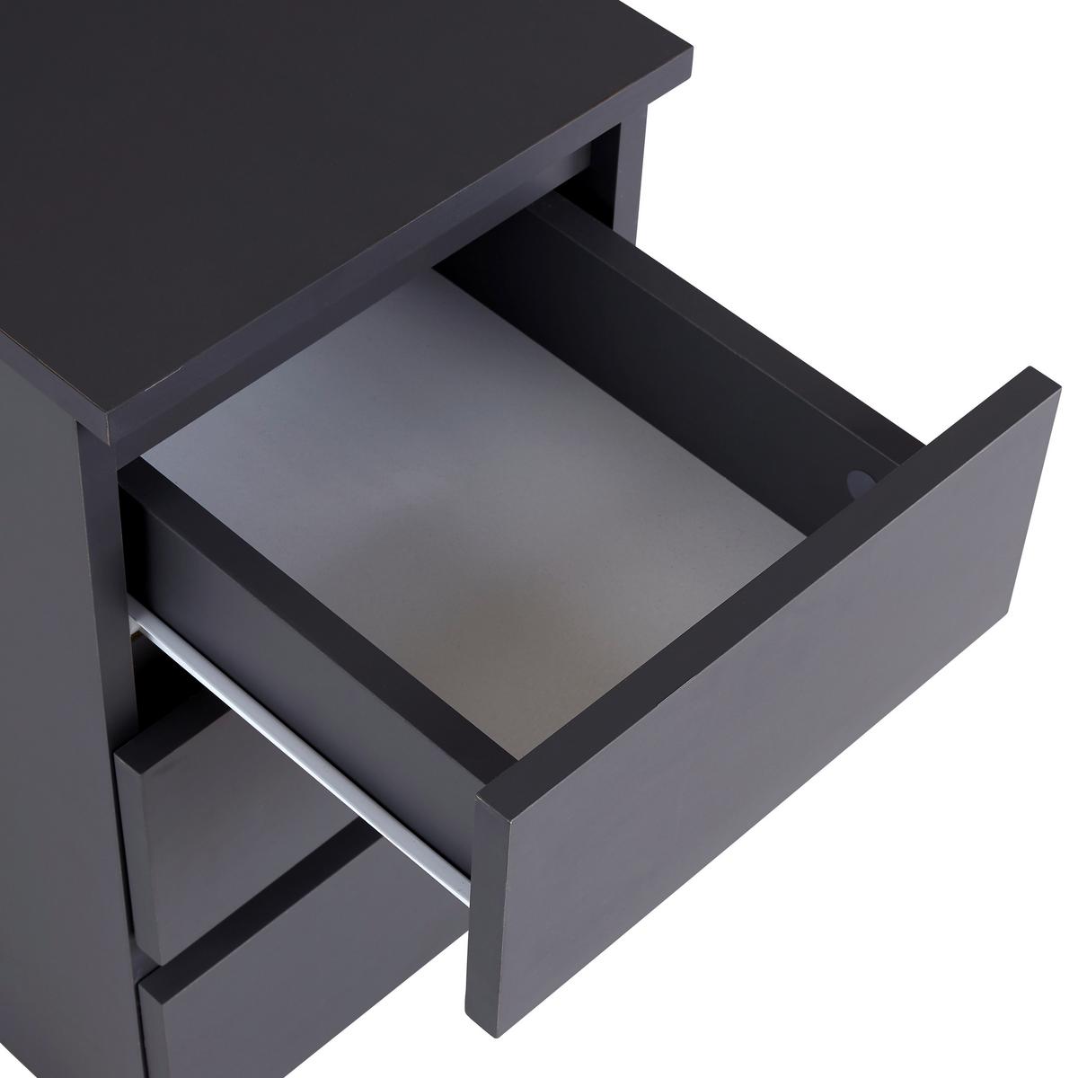 Éjjeliszekrény Ella *TOP ÁR* - antracit, Konventionell, faalapú anyag (30/55/31cm) - Best Price