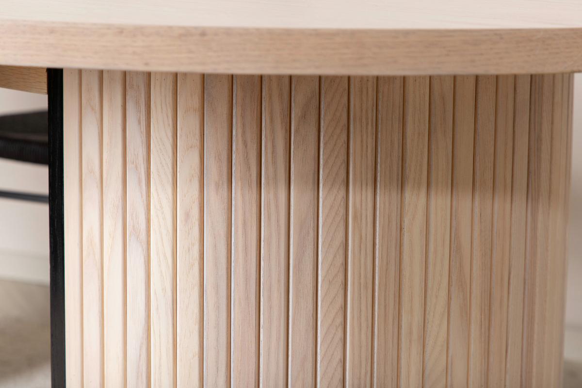 Esstisch Bianca - Eichefarben/Schwarz, Design, Holz/Holzwerkstoff (200/75/90cm) - Livetastic