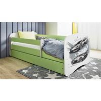 Kinder-/Juniorbett Babydreams Inkl. Matratze 80x160 - Birkefarben/Weiß, MODERN, Holz/Holzwerkstoff (80/160cm) - MID.YOU