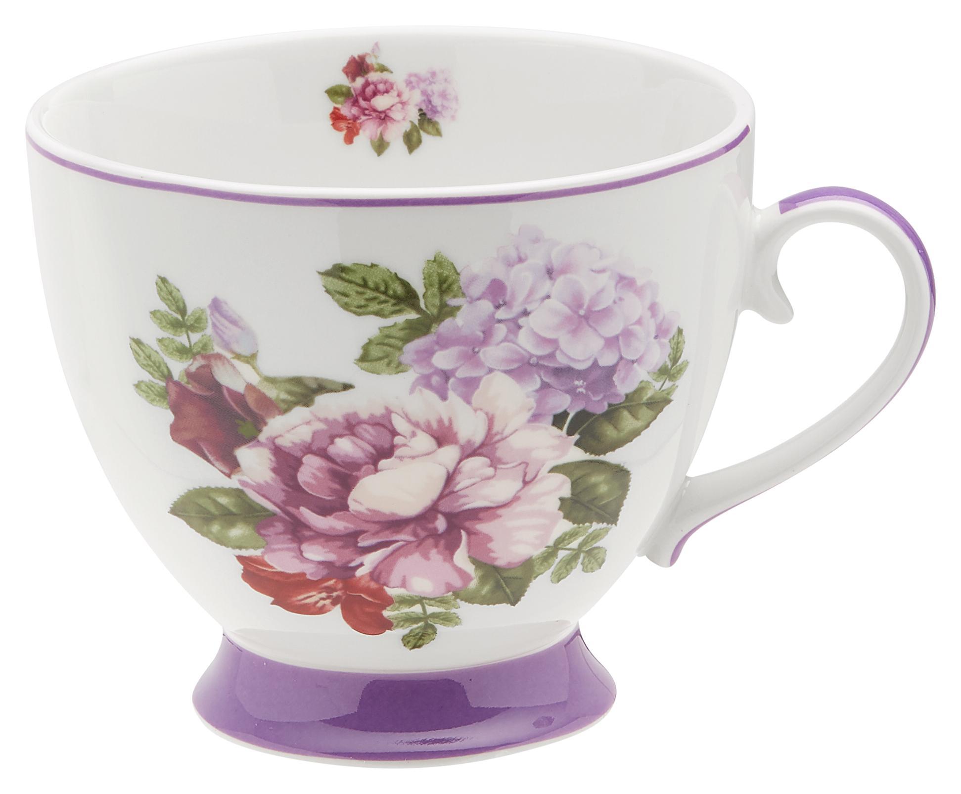 Jumbó Bögre Rosabella - Színes, romantikus/Landhaus, Kerámia (0,4l) - James Wood