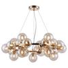 Pendelleuchte Dallas - Goldfarben, Trend, Glas/Metall (69/23,8/69cm) - MAYTONI