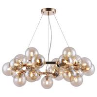Pendelleuchte Dallas - Goldfarben, Trend, Glas/Metall (69/23,8/69cm) - MAYTONI