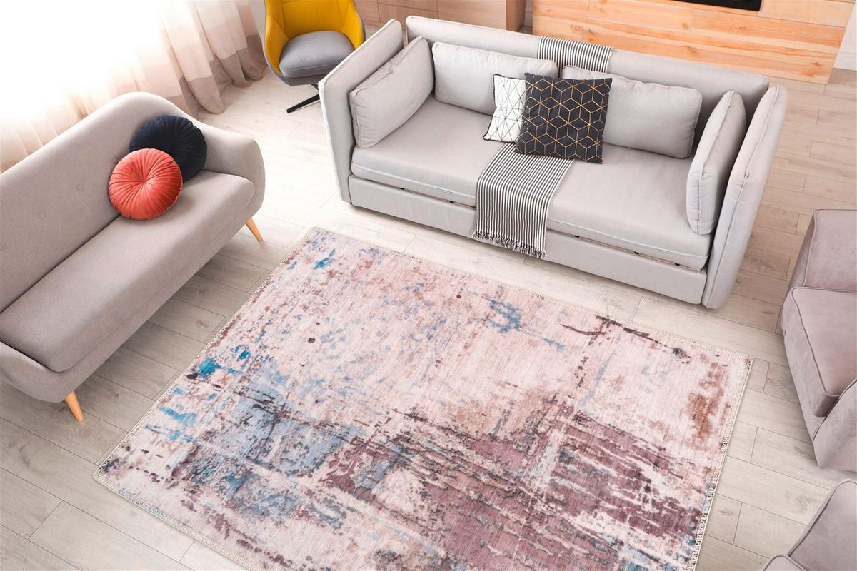 FLACHWEBETEPPICH Grau/Taupe - Taupe/Grau, KONVENTIONELL, Textil (200/290cm) - Kayoom