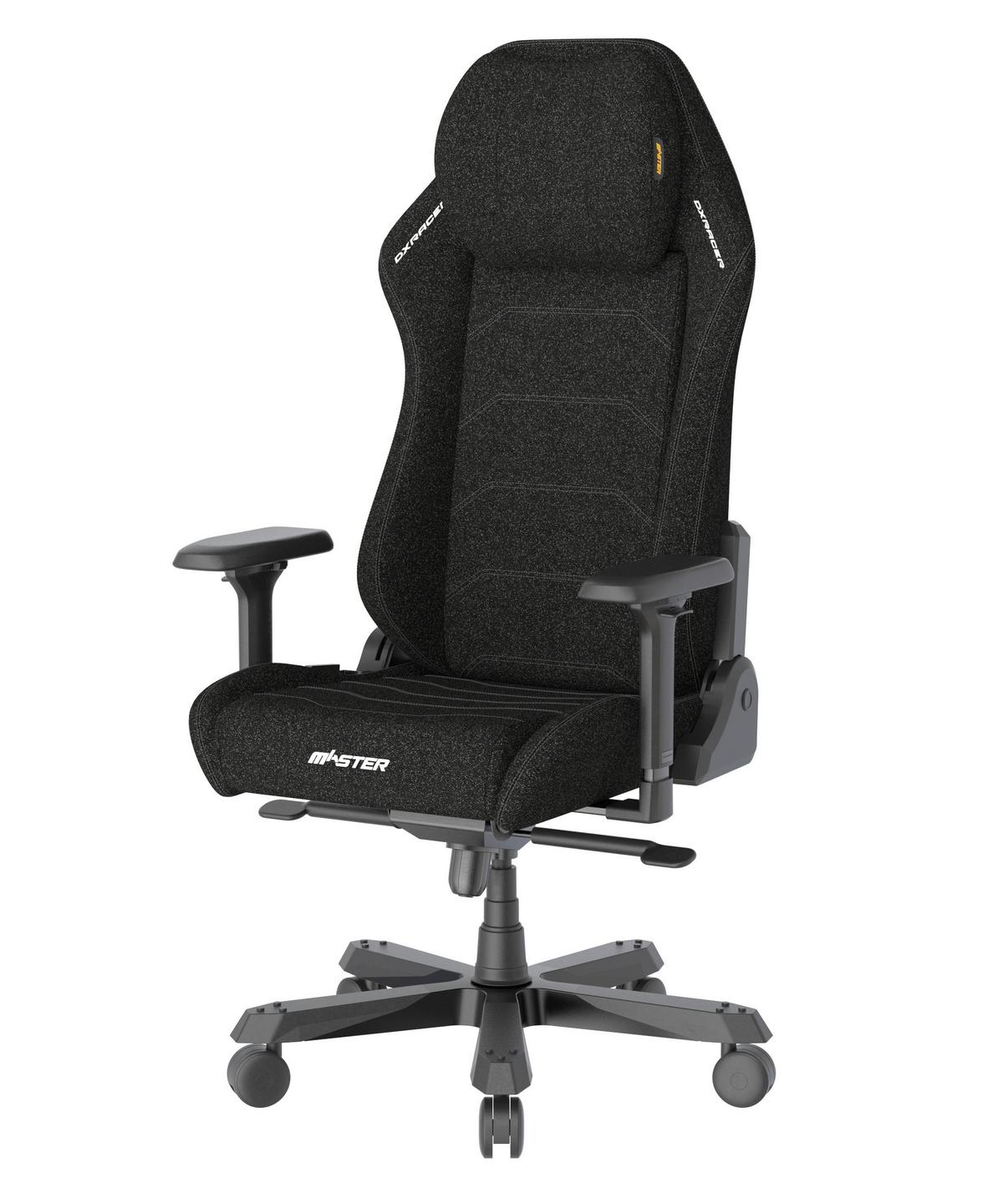Gamingstuhl Master Schwarz B: 70cm - Schwarz, KONVENTIONELL, Textil/Metall (70/133/70cm) - Dxracer