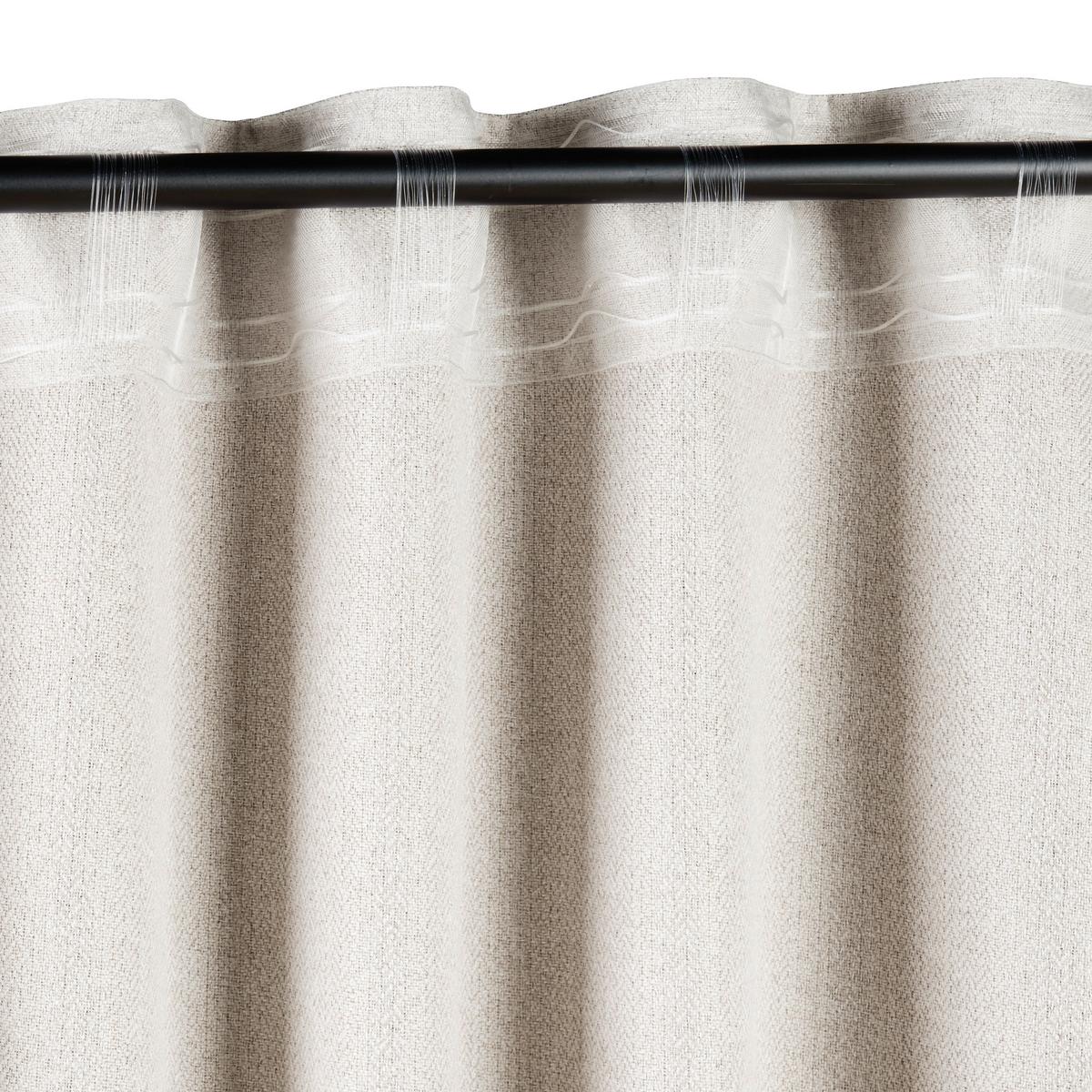 Zatemňovací záves Allan, 135/255cm, sivobiela - biela, Romantik / Landhaus, textil (135/255cm) - Premium Living