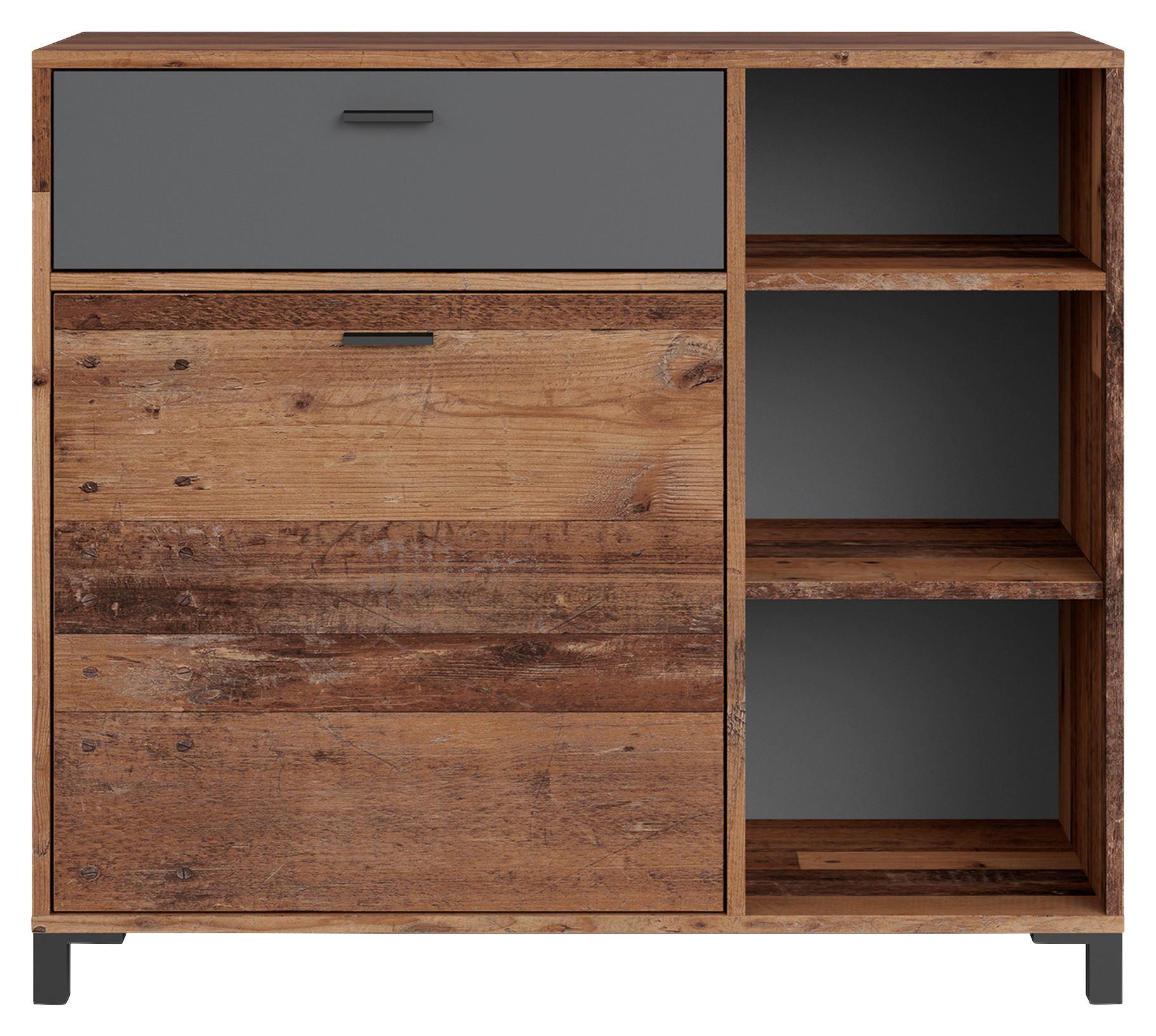 Sideboard mit Drehtür und Schublade