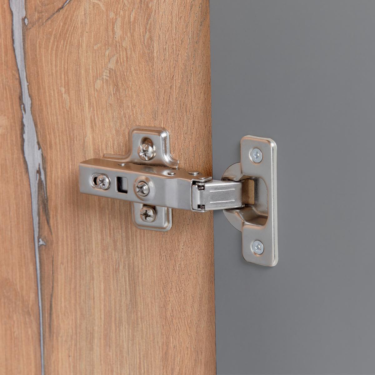 Vitrine Auris B: 60 cm Eiche/Basalt - Grau, MODERN, Glas/Holzwerkstoff (60/204,2/37,1cm) - Luca Bessoni