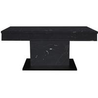 Couchtisch Lift Schwarz B: 110 Cm - Schwarz/Eiche Artisan, Design, Holzwerkstoff/Metall (110/58-77/60cm) - MID.YOU