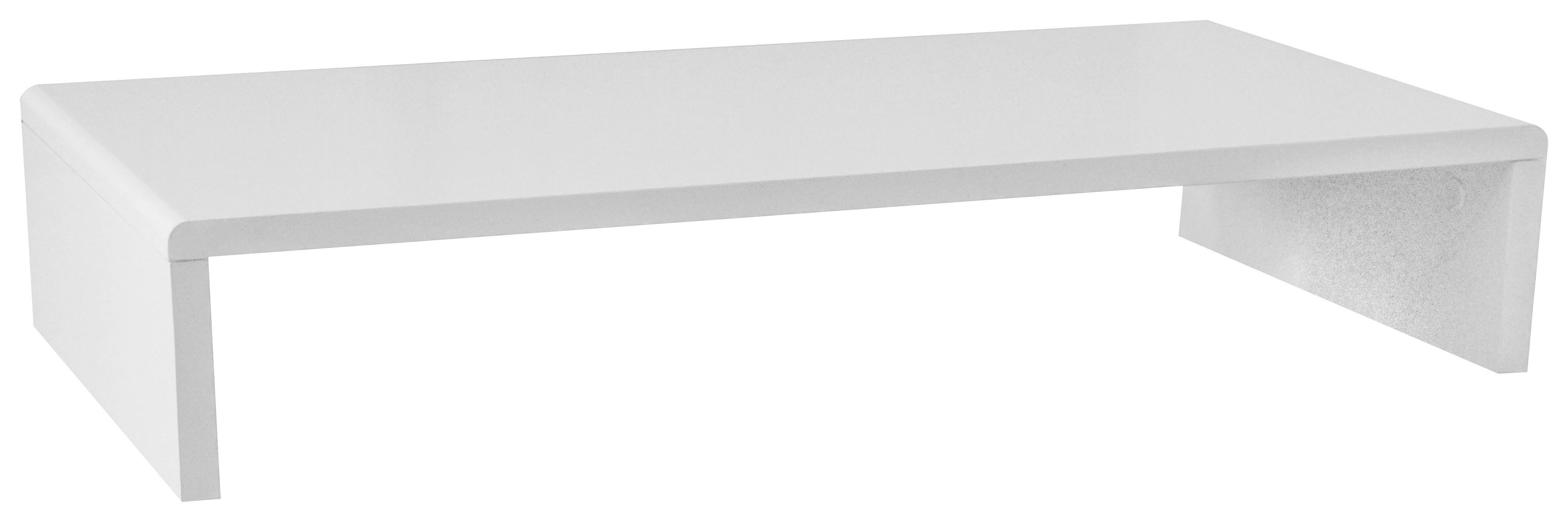 Tv Nadstavec Aktion - biela, Moderný, kompozitné drevo (70/12,8/35cm)
