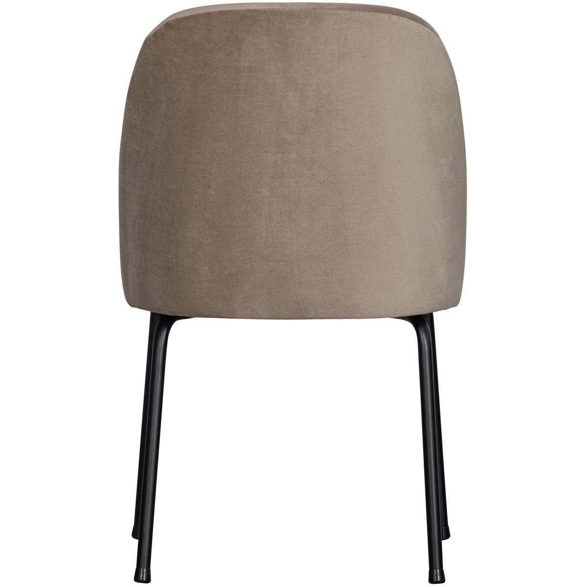 Stuhl-Set Vogue Khaki B: 50cm - Khaki/Schwarz, MODERN, Textil/Metall (50/83/57cm) - Livetastic