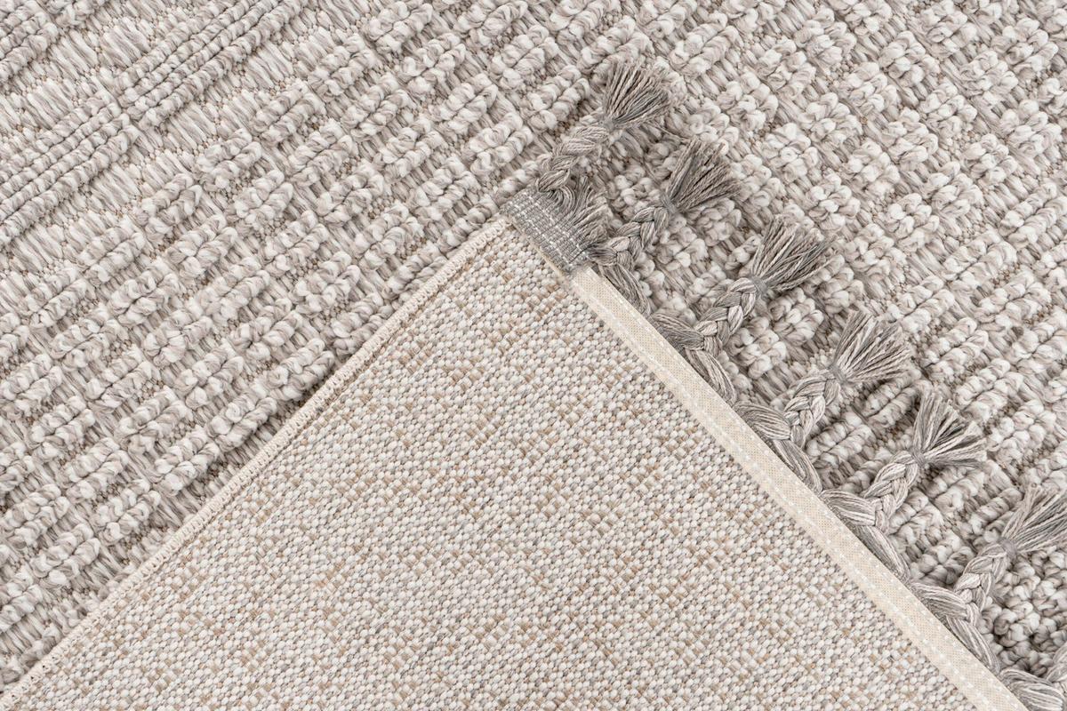 Flachwebteppich Silber, BxL: ca. 160x230 cm - Silberfarben, Basics, Textil (160/230cm) - Kayoom