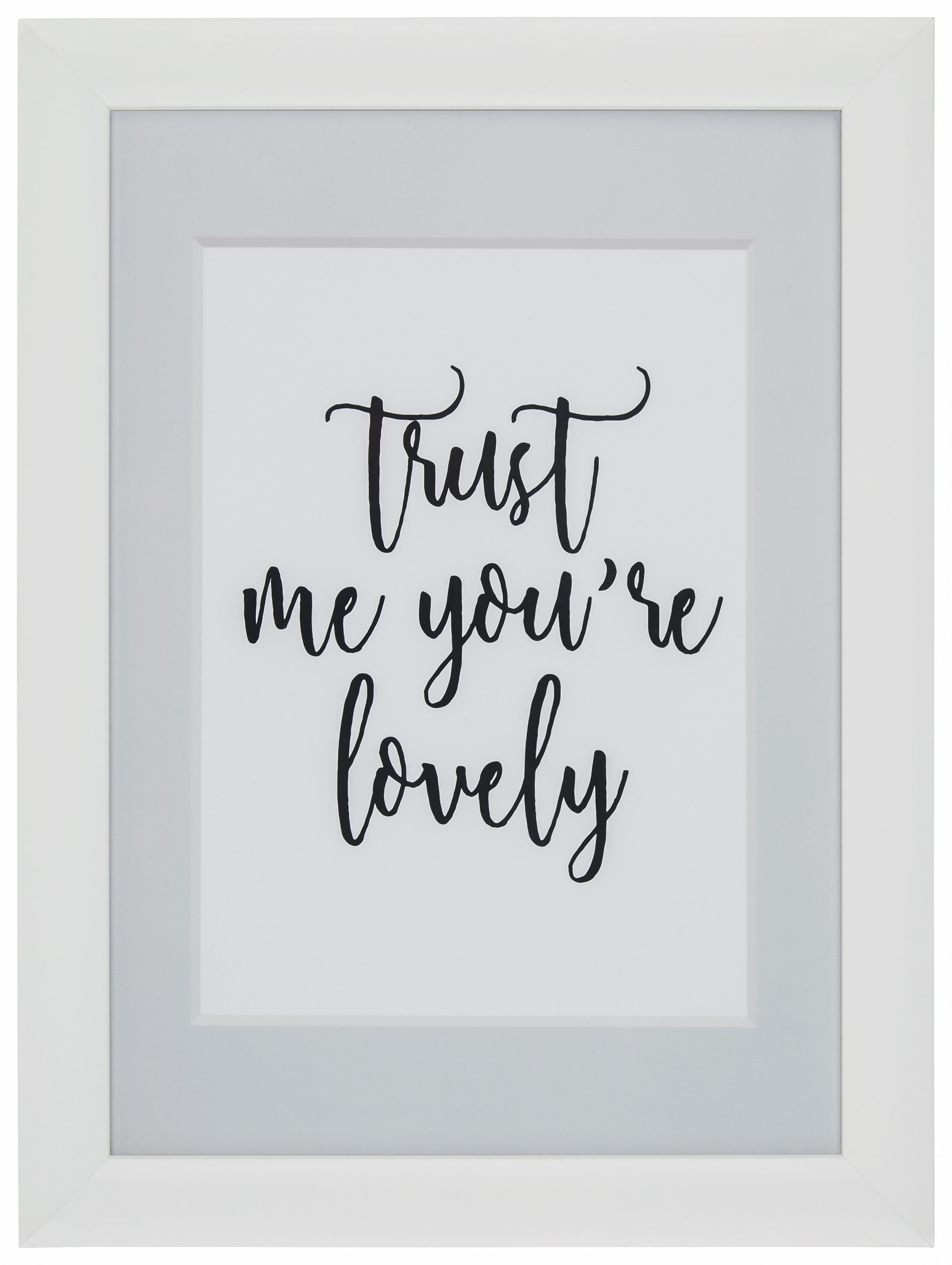 Képkeret Noah - Fehér, konvencionális, Üveg/Fa (21/29,7cm) - Luca Bessoni