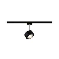 Schienensystem Urail Strahler 96927 Schwarz Matt, Warmweiß - Chromfarben/Schwarz, Design, Kunststoff/Metall (17cm) - Paulmann