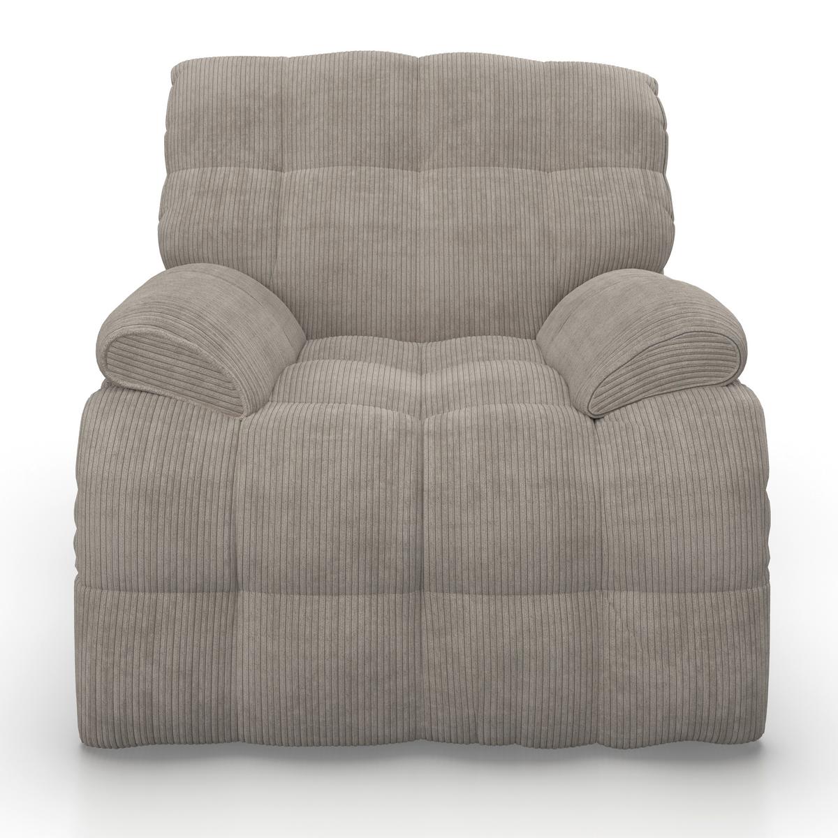 Relaxačné kreslo NATALIE, sivá - čierna/sivá, Modern, kov/drevo (98/94/106cm) - Bessagi Home