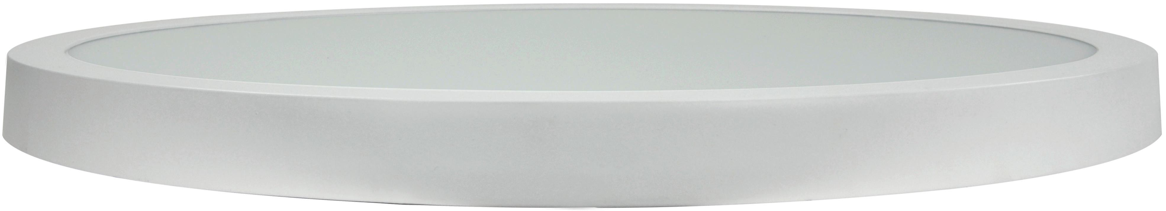 LED-Deckenleuchte Ø 60,5 cm, mit Farbtemperaturwechsler - Weiß, Basics, Kunststoff/Metall (60,5/4cm)