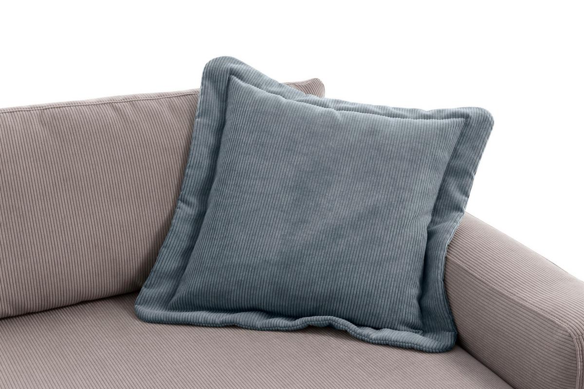 Sofakissen Bourbon - Blaugrau, MODERN, Textil (70/12/70cm) - MID.YOU