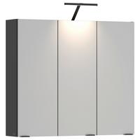 Spiegelschrank Cotia Cotll 3 - Anthrazit, MODERN, Glas/Holzwerkstoff (77/73/20,4cm) - James Wood