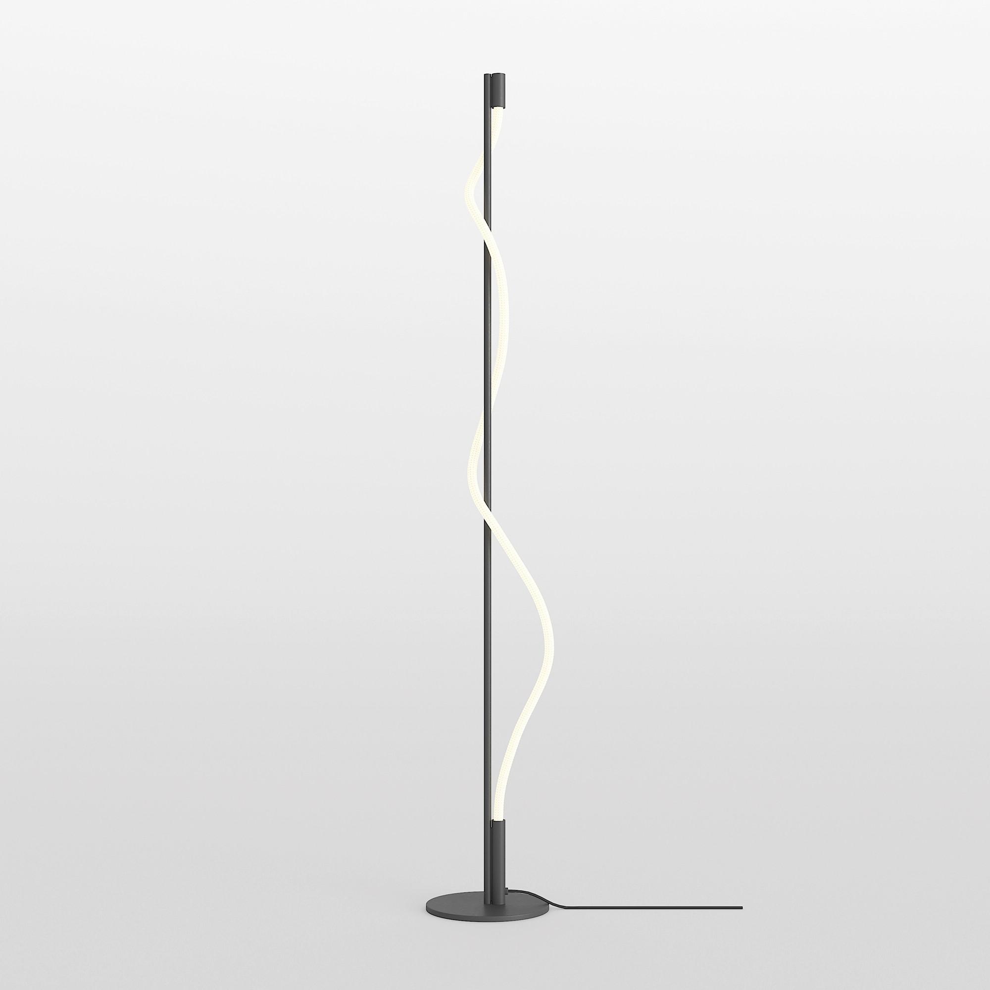 Stehleuchte Tau - Schwarz/Weiß, Trend, Metall (22/150cm) - MAYTONI