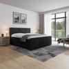 Boxspringbett Bologna 180x200 cm Schwarz - Schwarz, MODERN, Karton/Holzwerkstoff (180/200cm) - MID.YOU