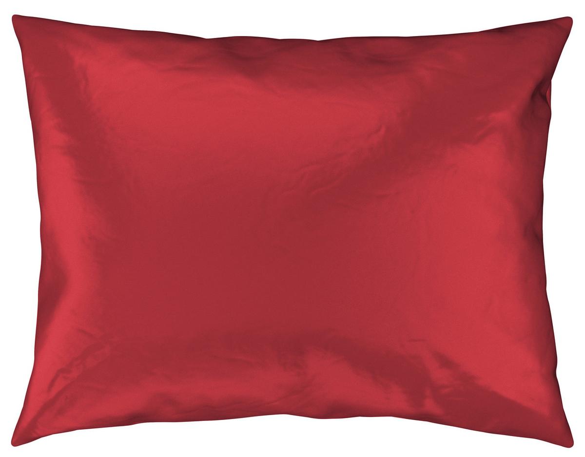 Satin Bettwäsche 140x200 cm Lydia Bordeaux - Bordeaux, MODERN, Textil - Luca Bessoni