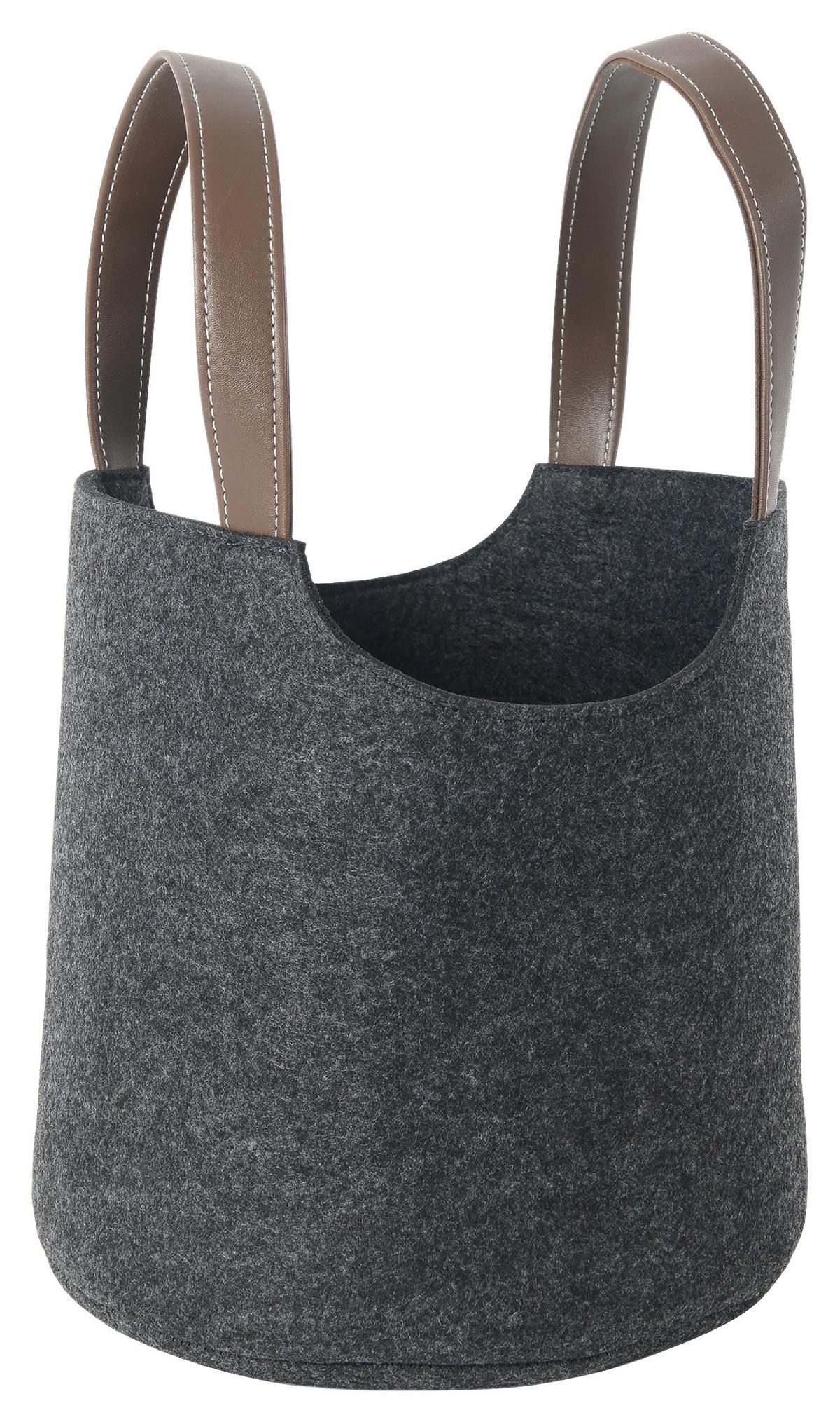 Korbset Malia - Dunkelgrau, KONVENTIONELL, Kunststoff/Textil - James Wood