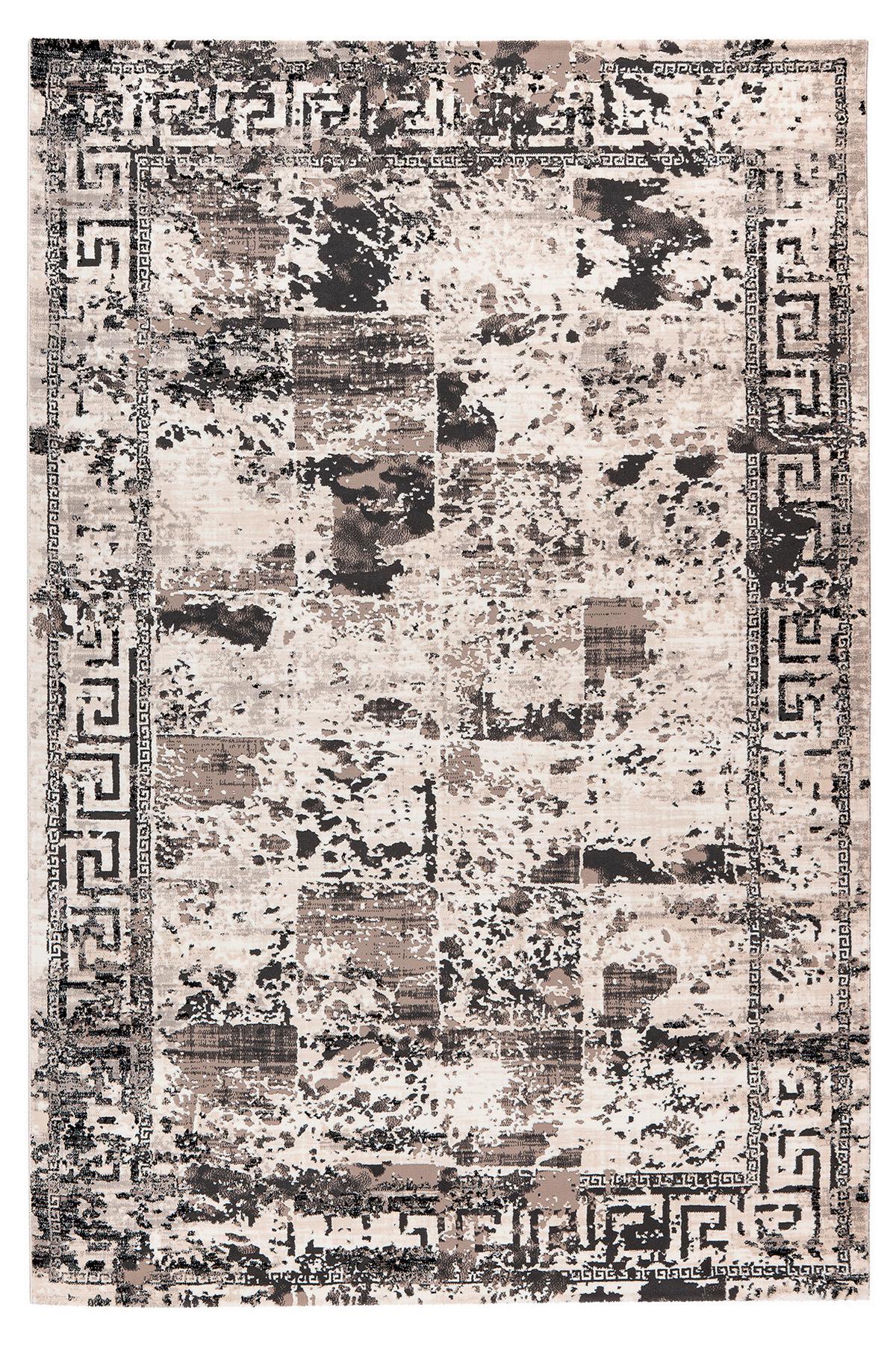 Webteppich Grau Naturfaser My Opal 160x230 cm - Schwarz/Grau, LIFESTYLE, Textil (160/230cm) - Obsession