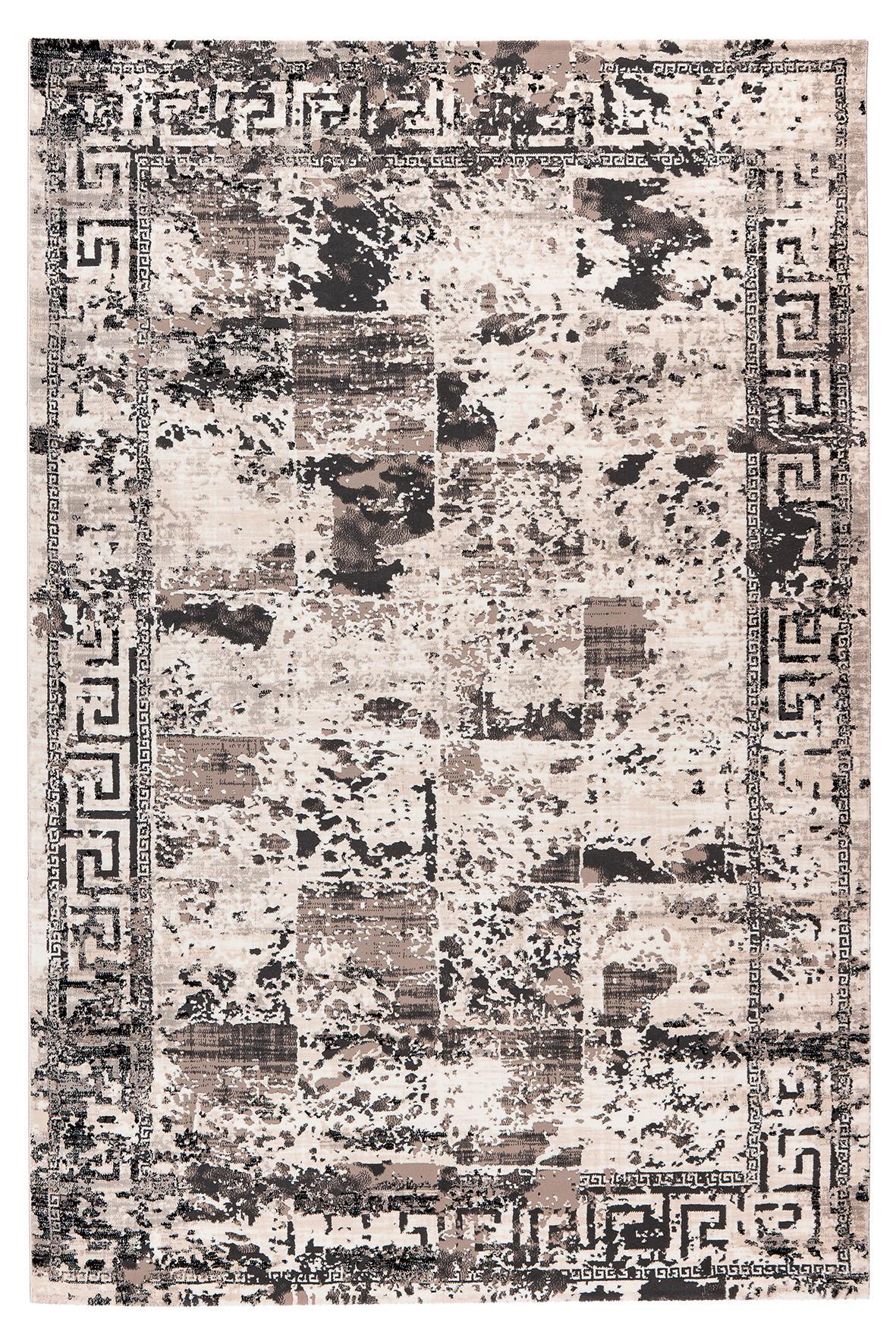 Webteppich Grau Naturfaser My Opal 160x230 cm