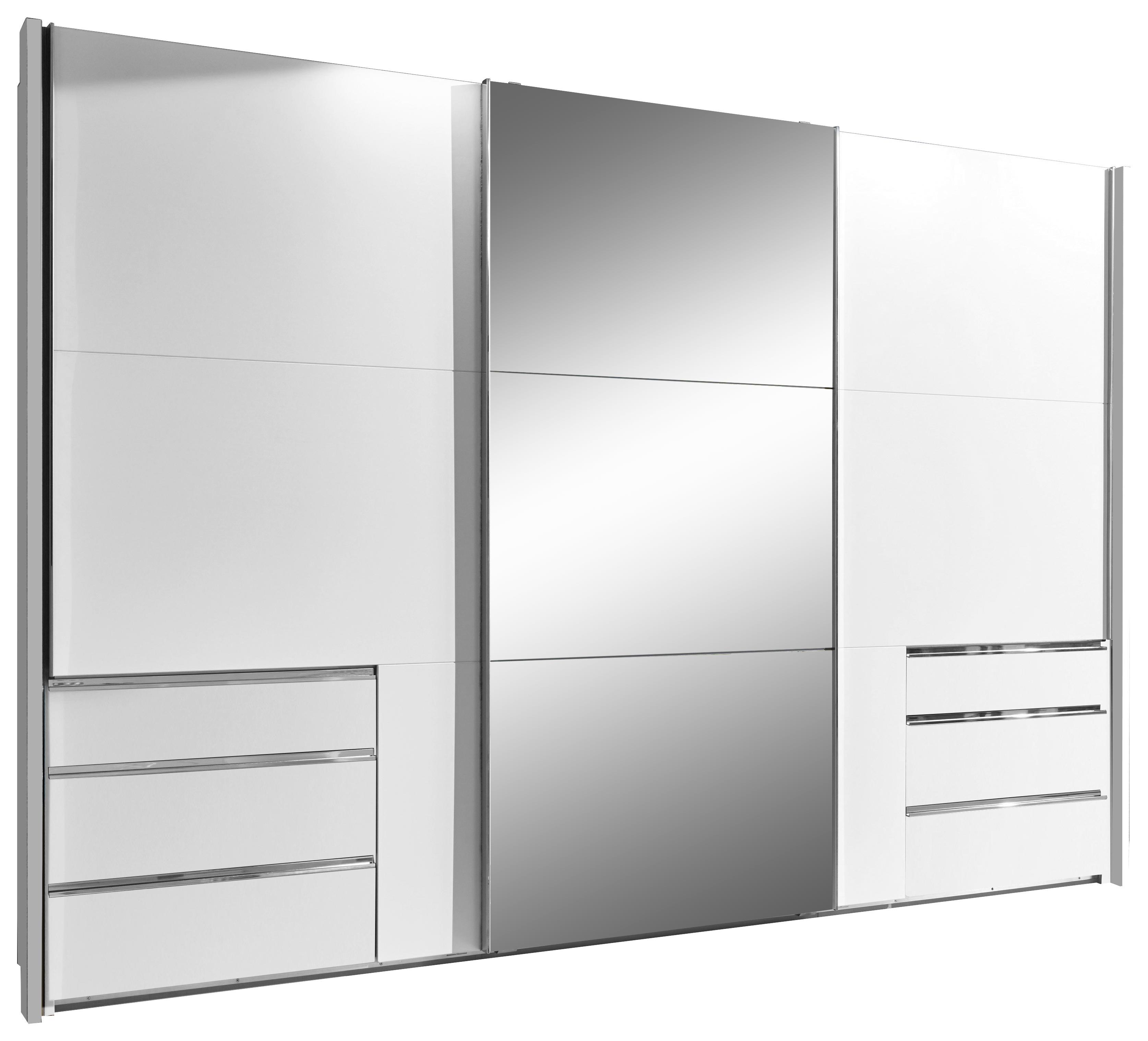 Schwebetürenschrank Level 36a 300cm Weiß/spiegel online kaufen Möbelix