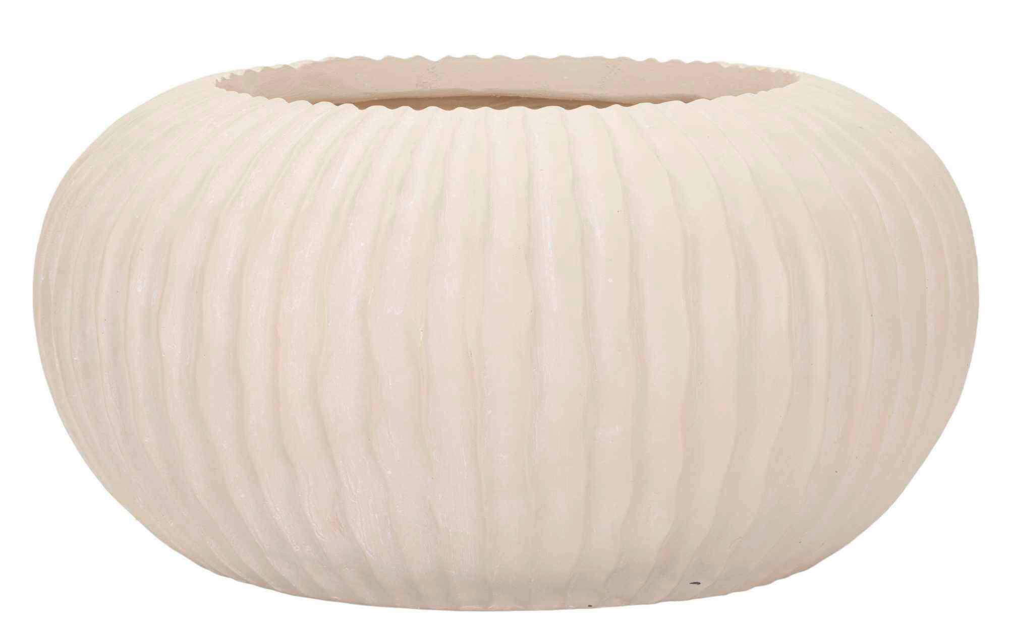 Vase Mist Pot Creme B: 35 Cm - Creme, Basics, Metall (35/18/35cm)