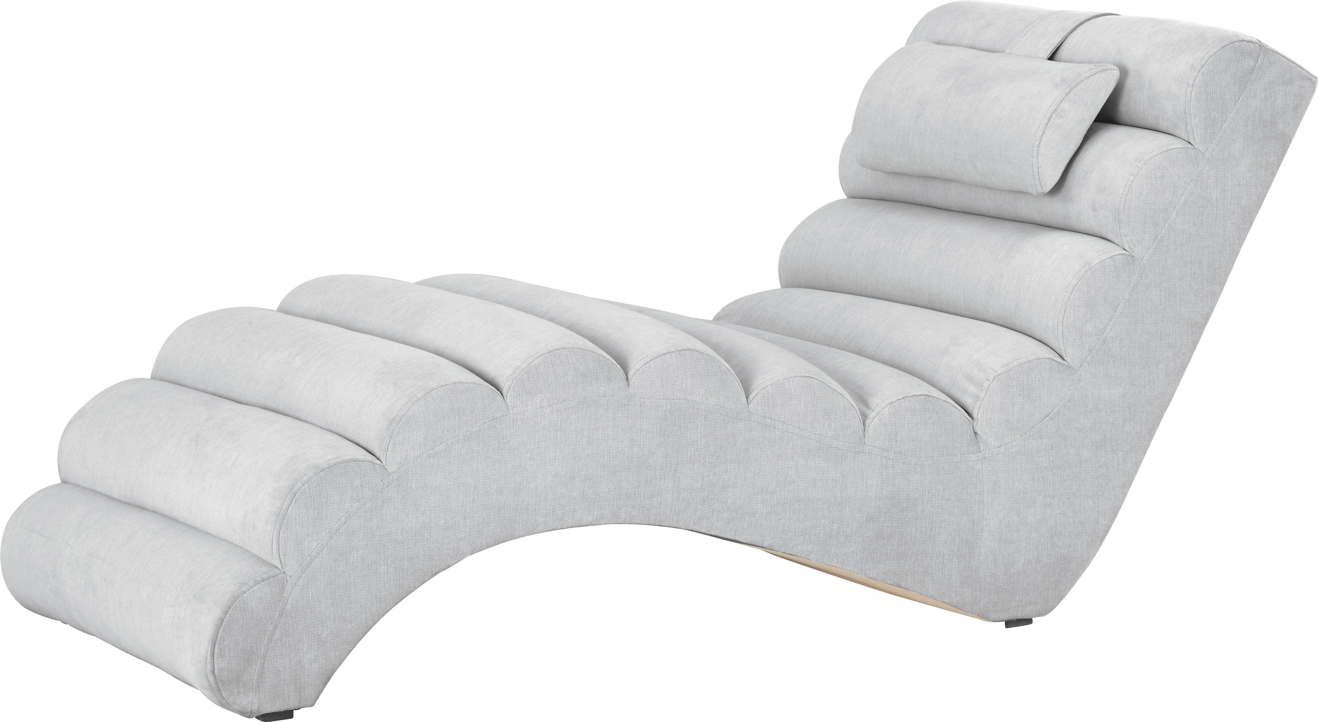 Lehátko Miami - svetlosivá, kartón/drevo (75/80/168cm)