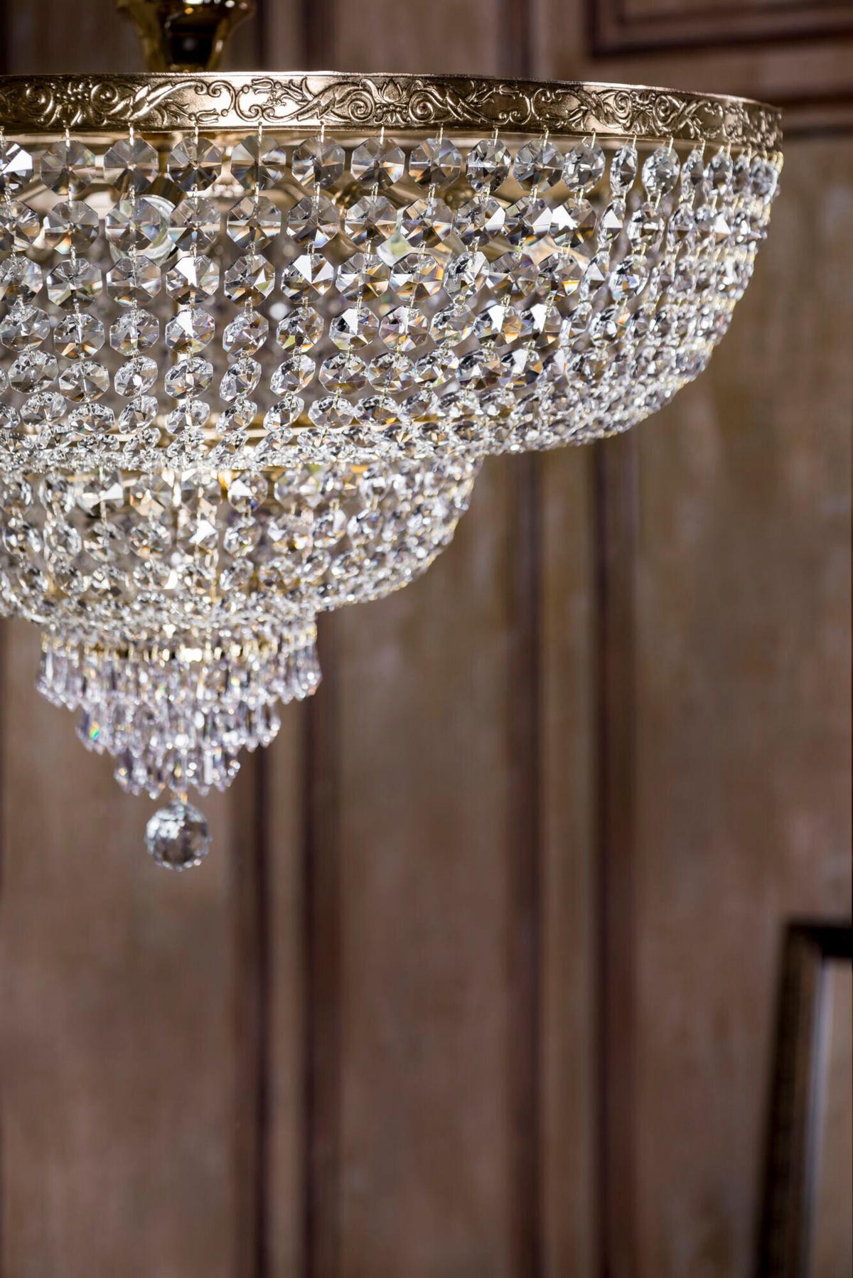 Kronleuchter Palace - Goldfarben, Trend, Metall (80/50cm) - MAYTONI