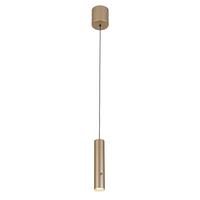 ZÁVĚSNÉ SVÍTIDLO SUSO - cappuccino, Moderní, kov/plast (3,8/3,8/150cm) - Mömax