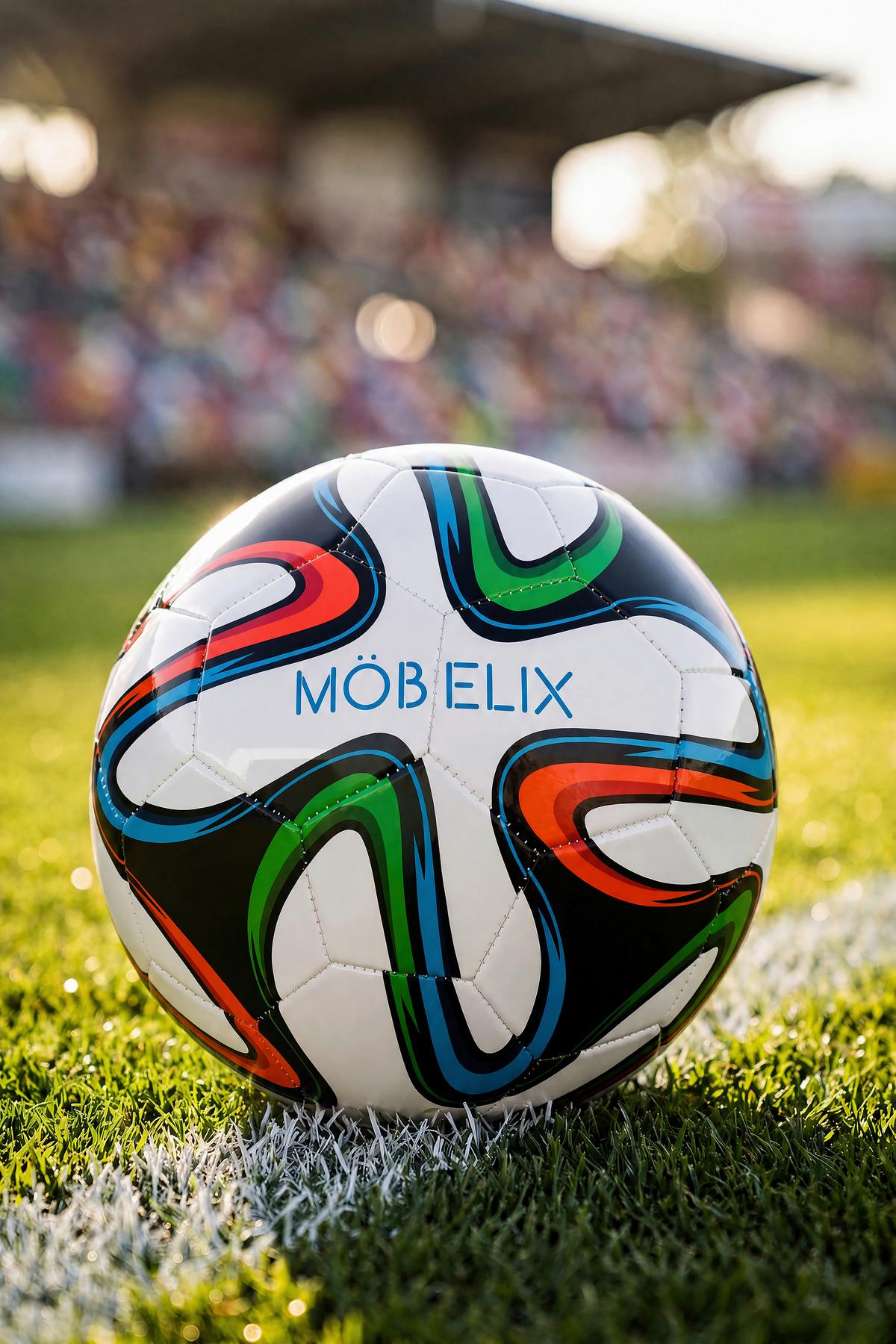 Fußball Bobby, Umfang: 67-69 cm, D:  ca 22 cm - Blau/Schwarz, KONVENTIONELL, Kunststoff (21.5cm)