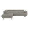 Ecksofa Mit Schlaffunktion & Bettkasten Savona Taupe - Taupe, MODERN, Textil (230/270cm) - Ondega