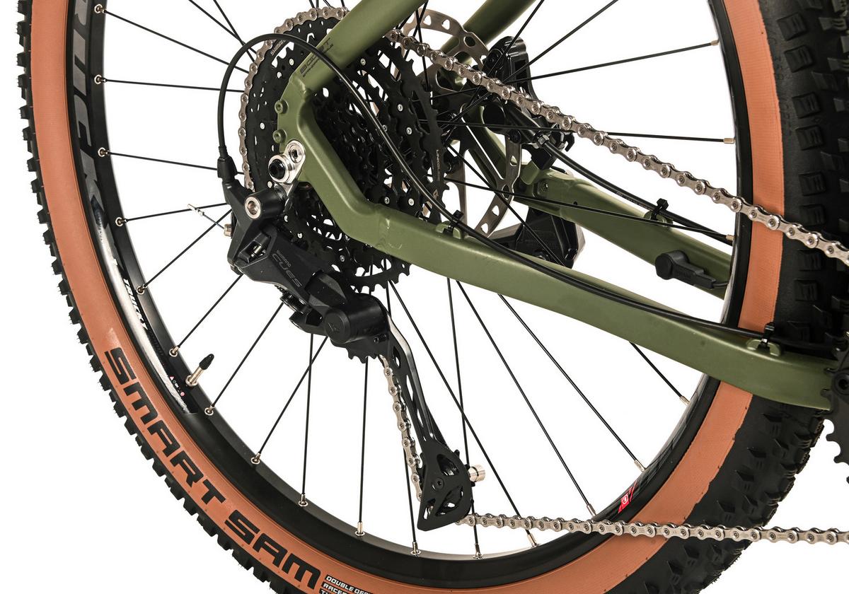Mountainbike 29 Zoll 10 Gänge, Scheibenbremse - Grün, LIFESTYLE, Metall (180/70/100cm)