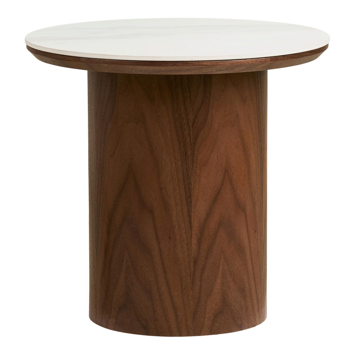Beistelltisch Noli Eschefarben B: 40cm - Eschefarben, Design, Holz/Keramik (40/40/38cm) - MID.YOU