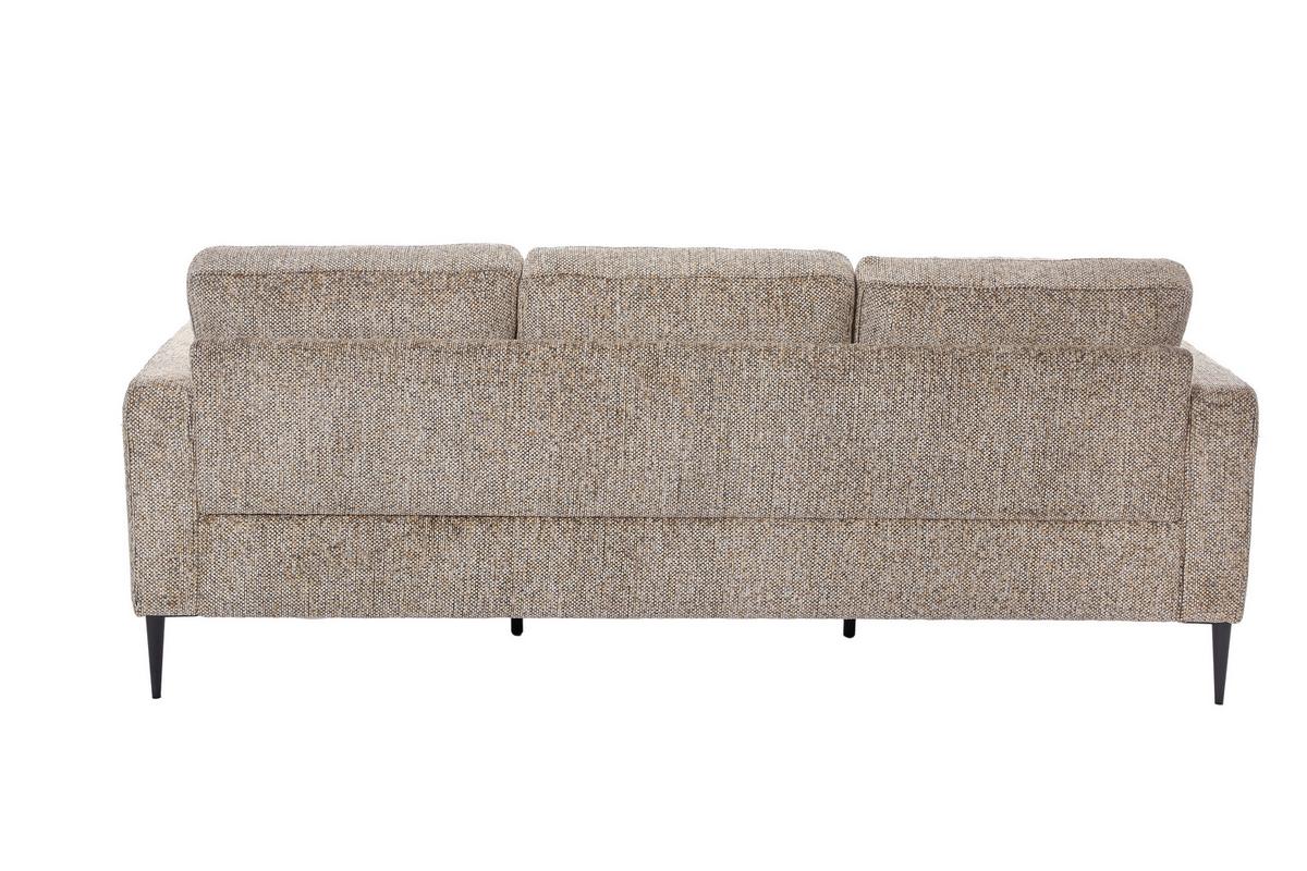 3-sitzer-sofa Parma Multicolor B: 208 Cm - Multicolor/Schwarz, Basics, Holz/Textil (208/83/151cm) - Livetastic