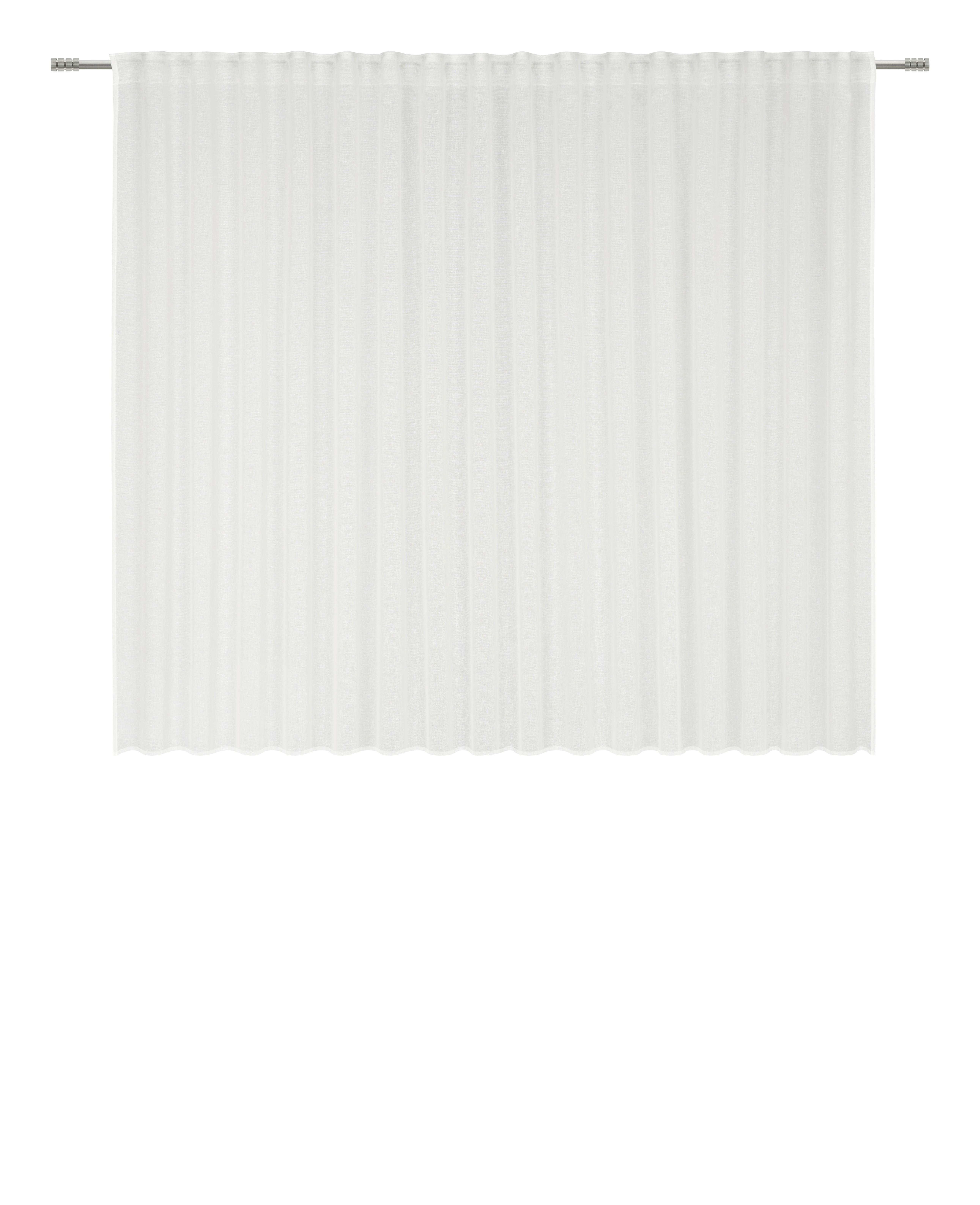 KUSOVÁ ZÁCLONA SIGRID STORE 1 - biela, Konventionell, textil (300/145cm) - Premium Living