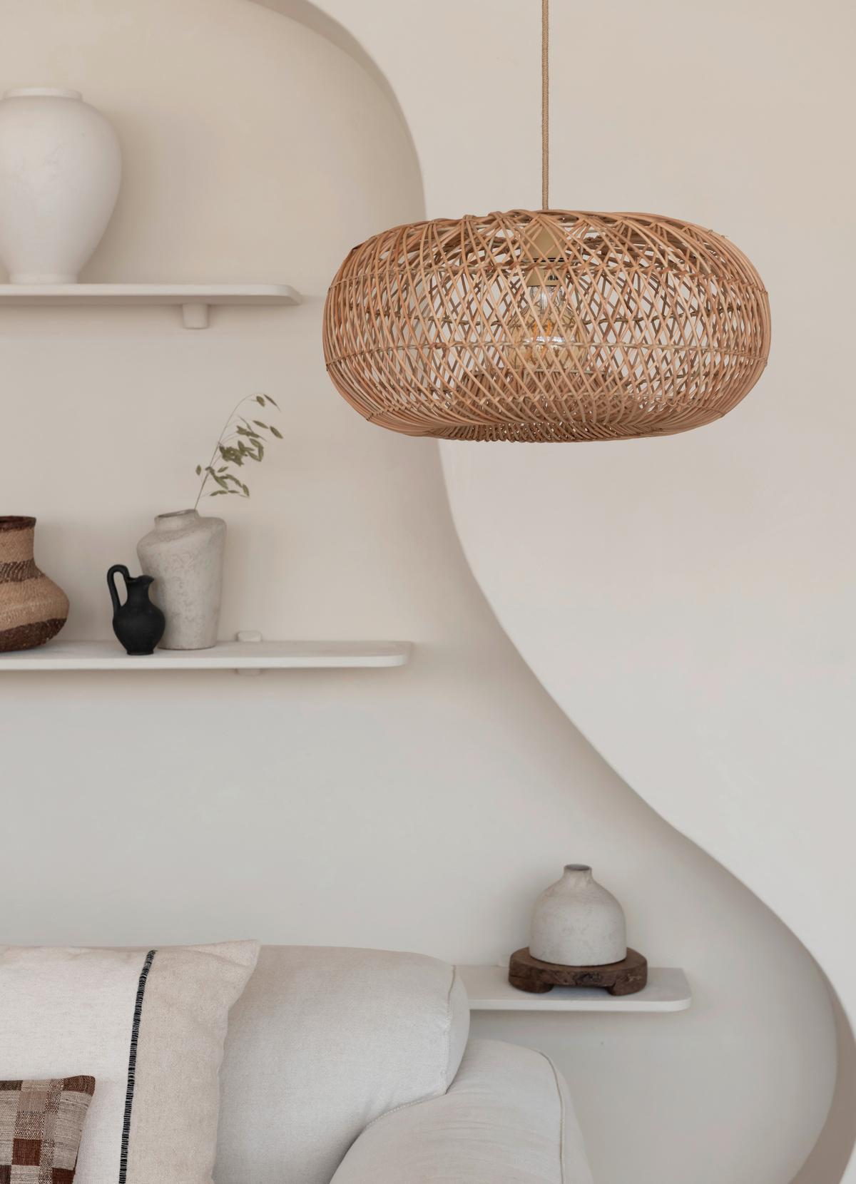 Hängeleuchte Arizona - Naturfarben, Basics, Holz (50/23cm) - Good & Mojo