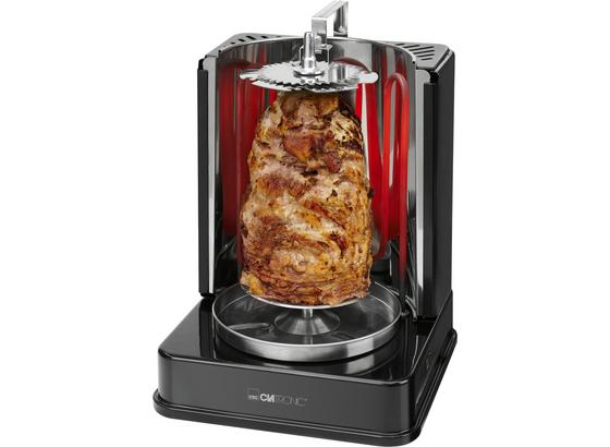 Döner-Vertikal-Multigrill CTC 3686 - Schwarz, MODERN, Metall (25,5/35/25,5cm) - Clatronic