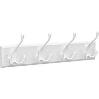 Wandgarderobe Weiß B: 40 Cm - Weiß, Basics, Holzwerkstoff/Metall (40/7cm)