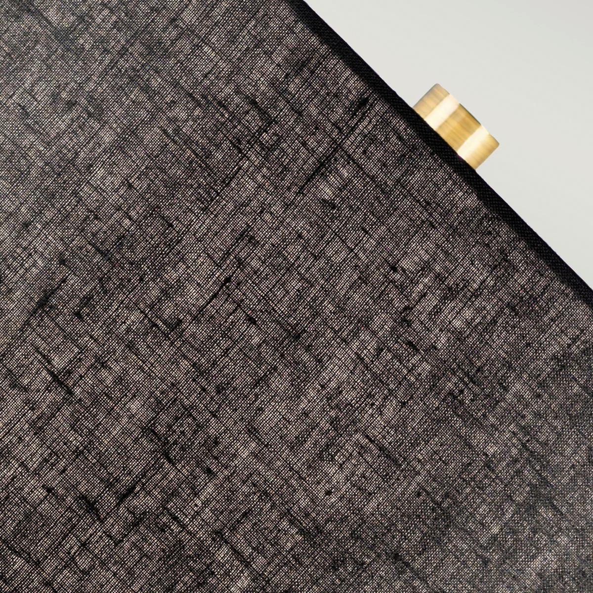 Asztali Lámpa Orb-Clear-Ab-Blk - fekete/sárgarézszínű, Konventionell, üveg/textil (36/67cm) - Elstead Lighting