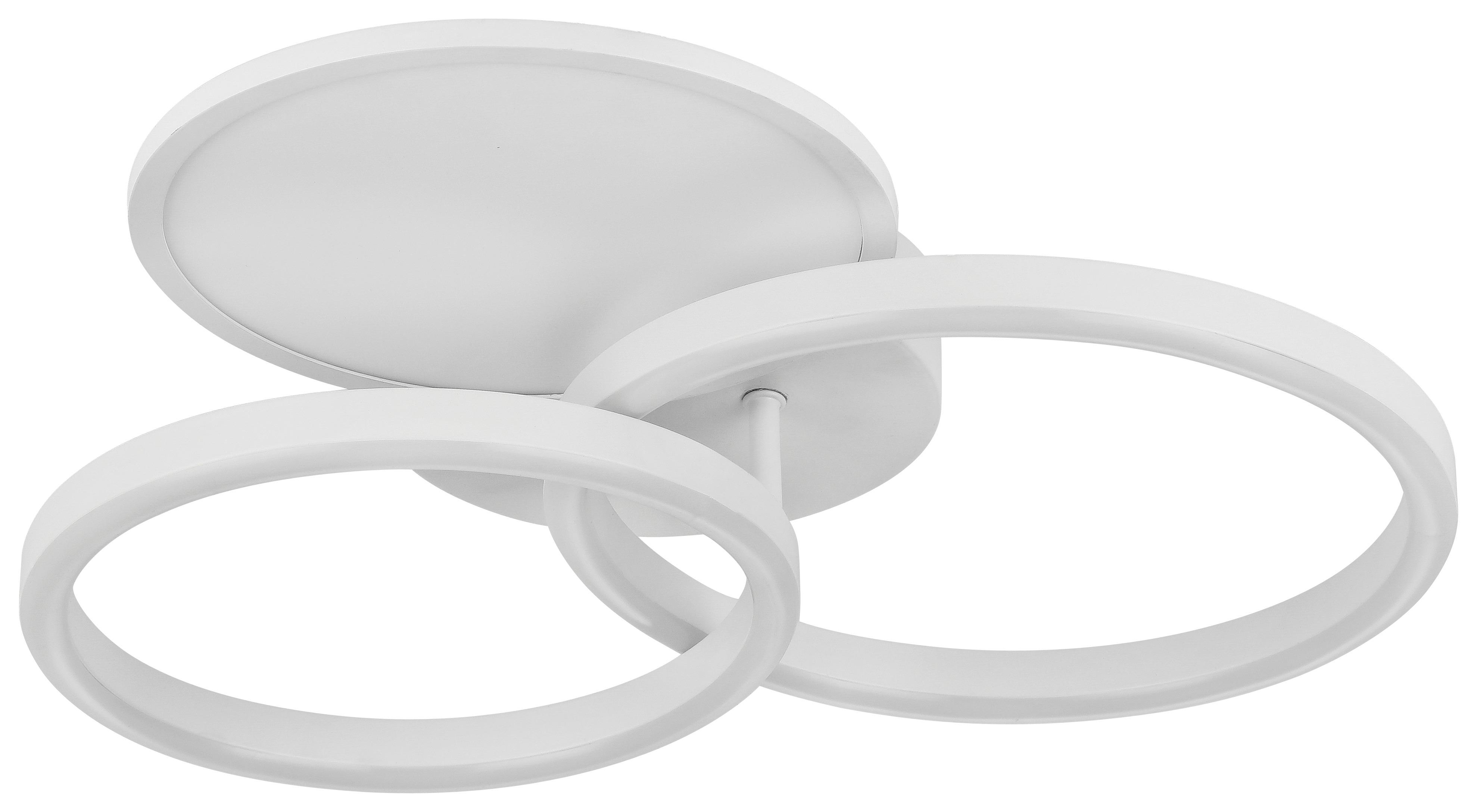 Stropní Led Svítidlo Timothy, Max. 35 Watt - bílá, Moderní, kov/plast (44/35/7cm) - Premium Living