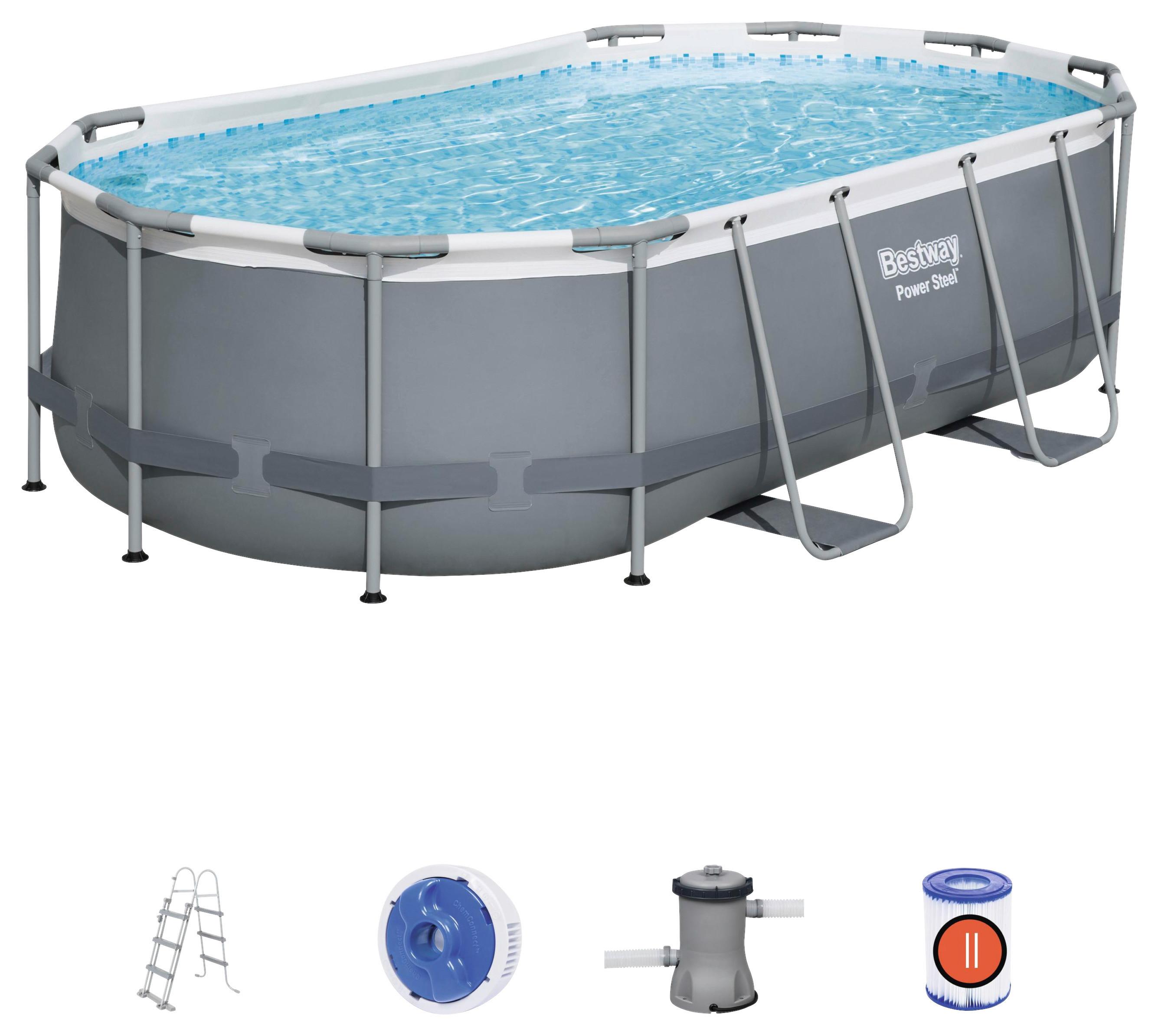 aufstellpool oval bestway