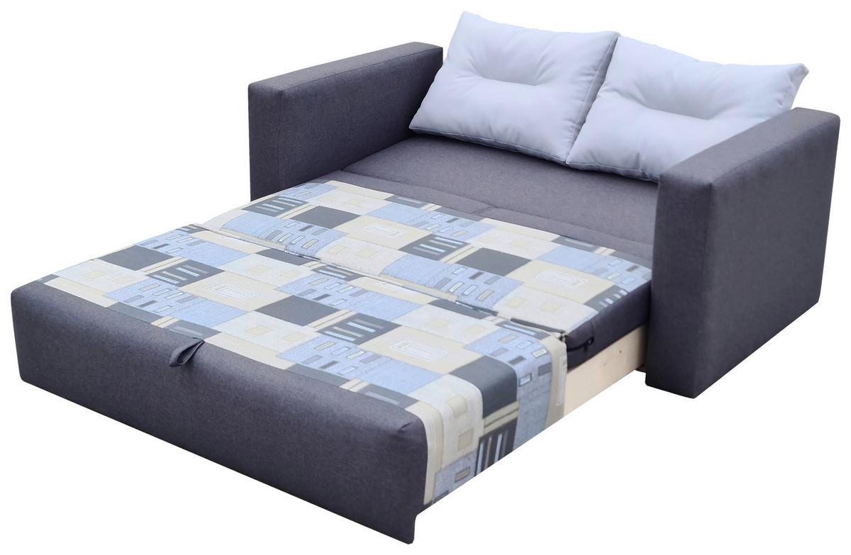 Kanapé Vigo - szürke, Romantik / Landhaus, faalapú anyag/textil (174/78/92cm)