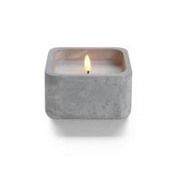 LED svíčka Thea, V: 6,5cm - bílá/světle šedá, Basics, přírodní materiály (12/6.5/12cm) - Modern Living
